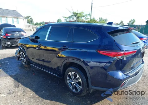 2020 Toyota Highlander Xle from USA, damaged, VIN 5TDGZRBH8LS517110
